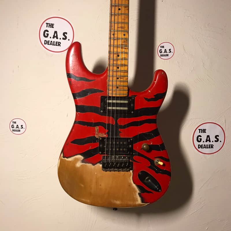 RARE 1984 Fender Japan “The Red Tiger” Medium Scale // Dimarzio Kramer ESP Charvel Satchel image 1