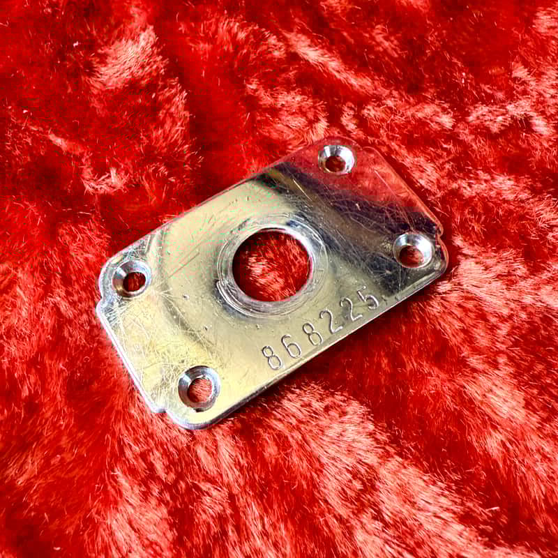 1970 Hagstrom Swede serial jack plate Chrome
