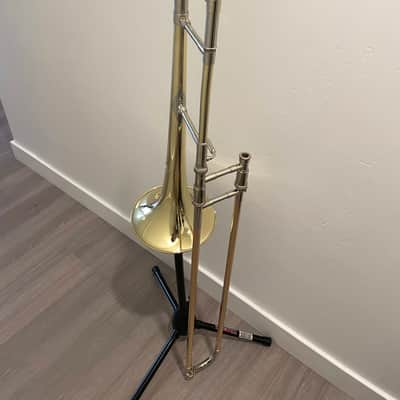 S.E. Shires Custom Series Medium Bore Trombone 2017 - Yellow Brass/Gold Brass image 1