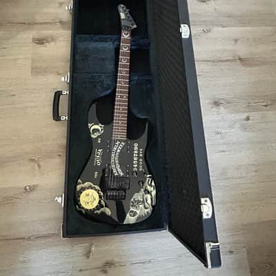 ESP KH-2 Ouija Kirk Hammett Signature 1990's - Black with Ouija Graphic image 9