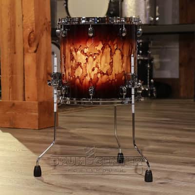 Tama Starclassic Walnut/Birch Floor Tom 14x14 Molten Brown Burst image 2