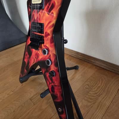 ~ USA ~ 1 of 2 ~ Dean Dime o Flame, Dimebag Darrell Pantera Electric Guitar ML image 7