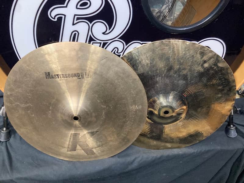 Tris Imboden's Chicago, Zildjian - 14" K Mastersound Hi Hats Pair, 1126g 1458g image 1