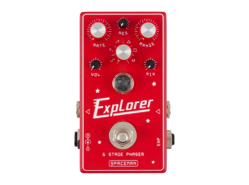 Spaceman Effects Explorer 6 Phaser Pedal (Red) [USED] image 1