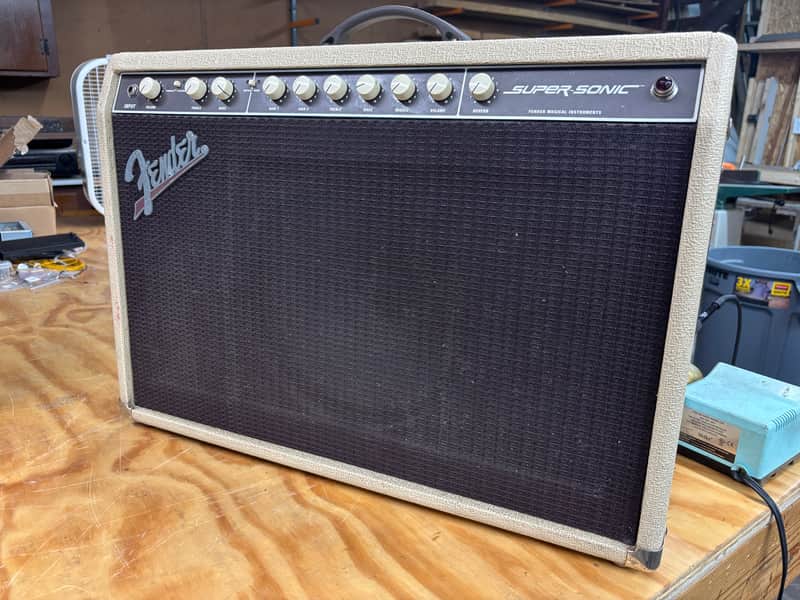 Fender Super-Sonic 112 2-Channel 60-Watt 1x12" Guitar Combo 2006 - 2011 - Blonde image 1