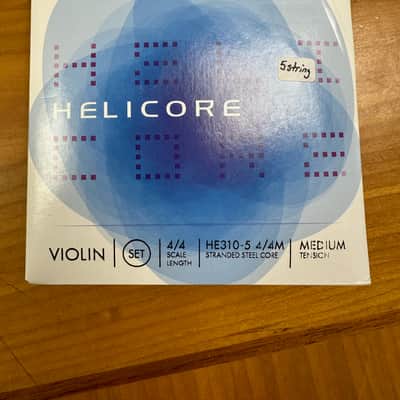 D'Addario HE310-5 4/4M Helicore 4/4 Violin String 5-Set - Medium 2003 - 2020 - Standard image 1
