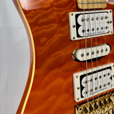 Schecter NV-3-22 Electric Guitar MIJ Japan 2018 - Orange Flame Maple image 5