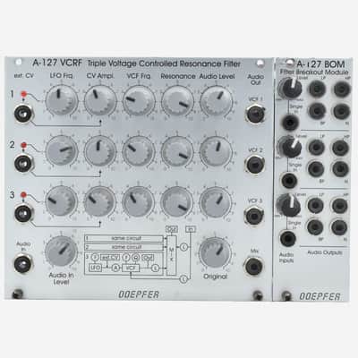 鍵盤楽器 DOEPFER A-127 Triple VC Resonance Filter Doepfer A-127 VCRF Triple Controlled Resonance Filter | Reverb