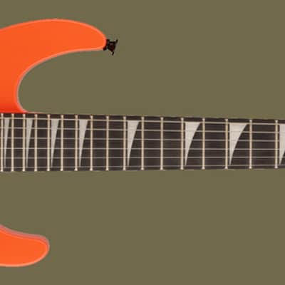 Jackson JS Series Dinky Minion JS1X, Safety Orange, Amaranth image 1