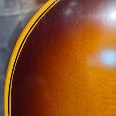 Vintage 1968 Epiphone FT-79 Texan Sunburst w/Original Adjustable Bridge - Over-sprayed Top Only, Changed Bridge & Neck Set image 10