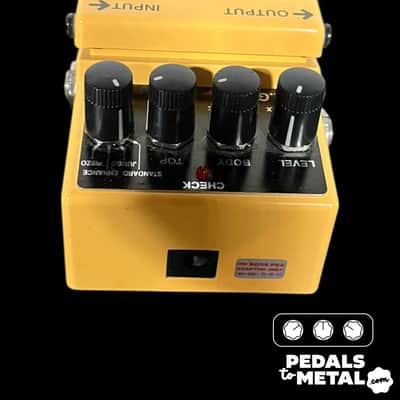 Boss AC-2 Acoustic Simulator (Silver Label) 1997 - 2006 - Yellow X14978 image 4