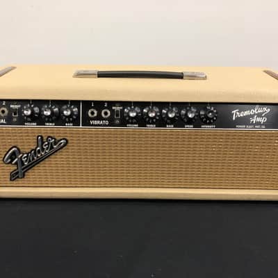 1963 Fender Tremolux Amp Head Only (Blackface AA763) Owned by Ian D'Sa of Billy Talent image 11