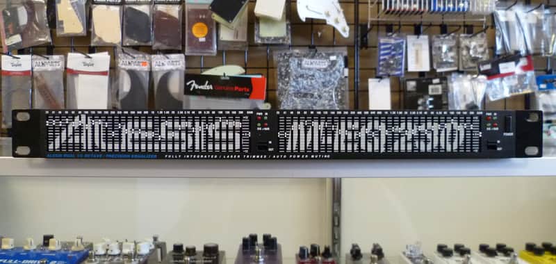 Alesis M-EQ 230 Dual 1/3 Octave Precision Equalizer with power supply. image 1