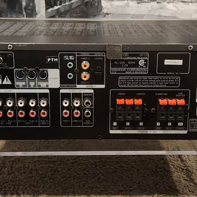 Kenwood Kenwood VR-716 A/V receiver with Dolby Digital EX, DTS and Pro Logic II 2003 - Grey metal image 8