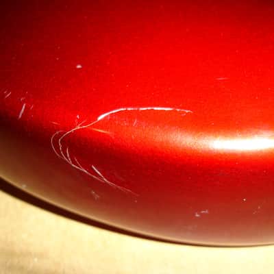 1990's Hamer Slammer Series 5-String Bass Metallic Red image 10