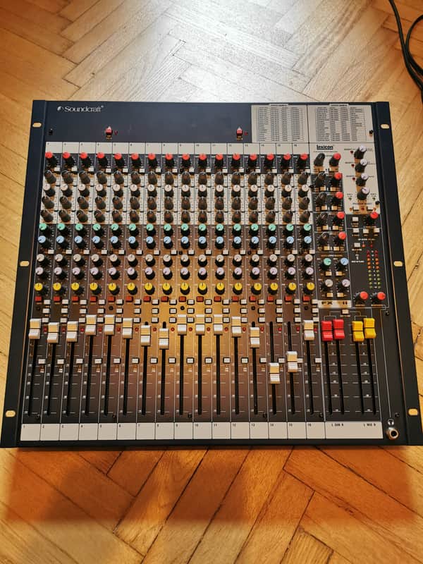 Soundcraft FX16ii 16-Channel Mixer with Lexicon Effects Processor 2010s - Blue image 1