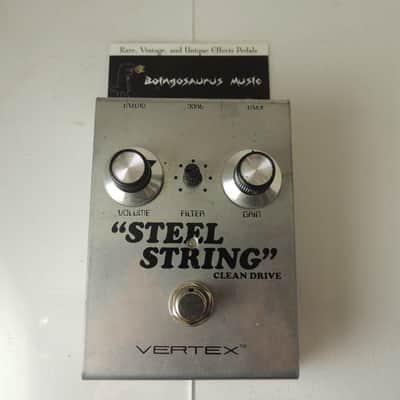 Vertex Steel String Clean Drive Overdrive Effects Pedal Free US S&H image 1