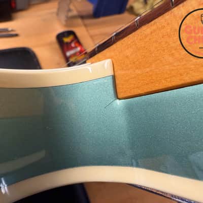 2014 Fender Japan MIJ TL62B ’62 Reissue Telecaster Custom Ocean Turquoise Metallic w/ Tweed HSC image 16