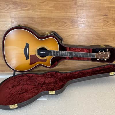 Taylor 414ce LTD Engelmann Spruce 2016 - Shaded Edgeburst image 9