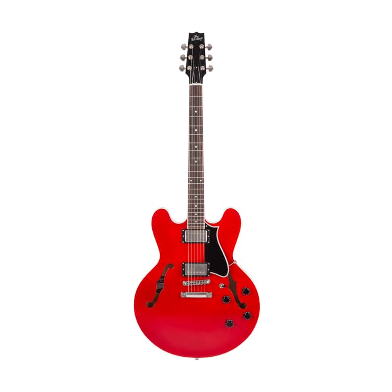 2021 Heritage Standard H-535 Semi-Hollow Electric Guitar with Case, Trans Cherry, AL1XXXX image 1