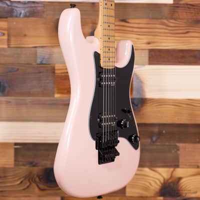 Squier 037-0240-533 Contemporary Strat w/ Trem, HH, Roated MN, Shell Pink Pearl (#CMCC23001565) image 5