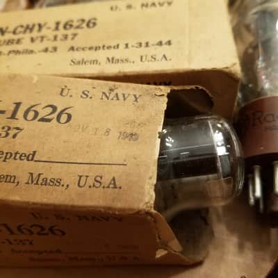 RCA etc. ONE (1) 1626 Ham Triode tNOS AT1000 TESTED Vacuum Tube JAN VT137 Audio 1939-1966 image 3