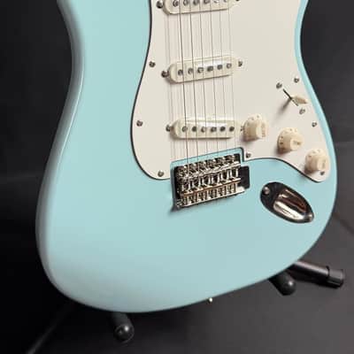 Squier FSR Classic Vibe 70's Stratocaster Electric Guitar Sonic Blue Finish (037) image 3