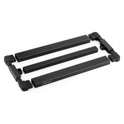 Donner 20''x 8'' Guitar Pedal Board Case Aluminium Pedalboard with Carrying Bag image 4