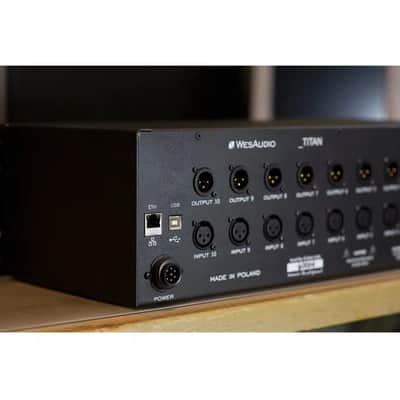 WesAudio Titan 10-Slot Powered ng500 / 500 Series Rack 2010s - Black image 3
