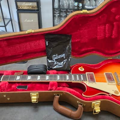 Gibson Les Paul Standard '50s BRAND NEW Left Handed Heritage Cherry Sunburst LH Lefty Hand 1959 neck profile image 2