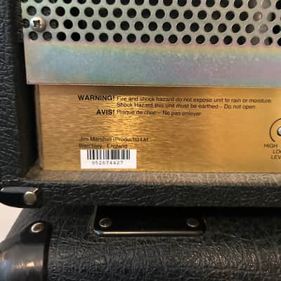 Marshall JCM 900 Model 4100 Hi Gain Dual Reverb 2-Channel 100-Watt Guitar Amp Head 1990 - 1999 - Black image 8