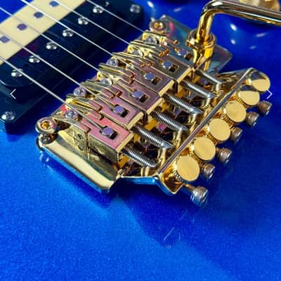 kramer pacer blue sparkle hot rodded (hardshell case included) image 4