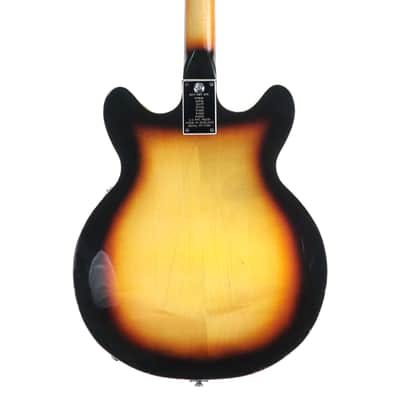 Baldwin 706 60s Hollowbody Electric Guitar, Sunburst image 4