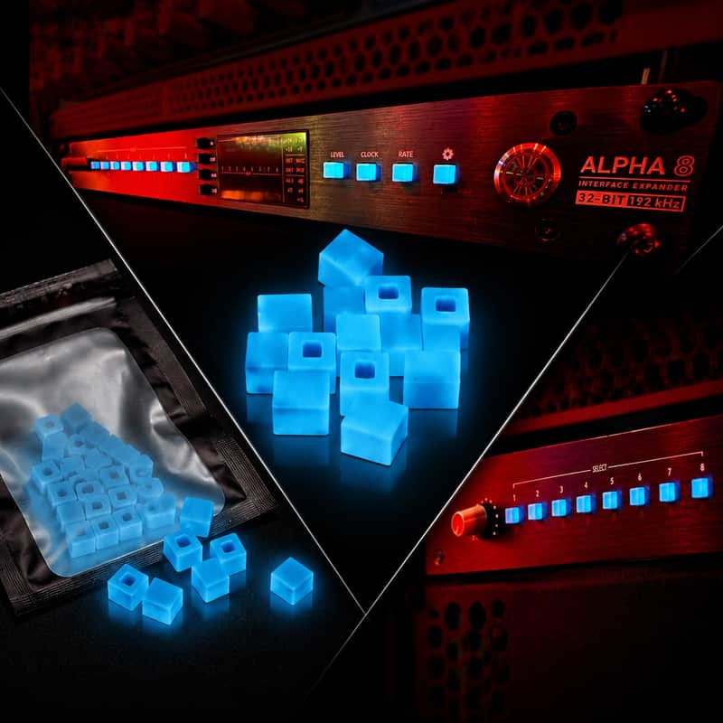 GloViz™ - Glow Buttons for SSL Alpha 8 / SSL 18 - Low Light image 1