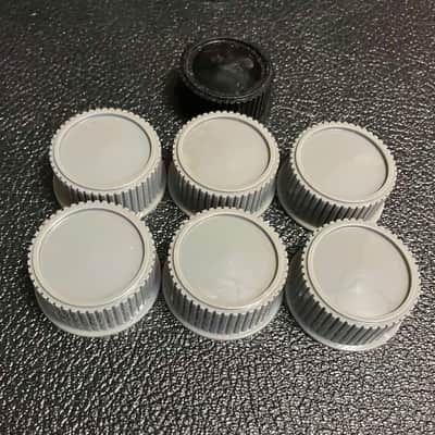 Vintage Lot of 7 Large Knobs Effects Synth Projects 70's image 1
