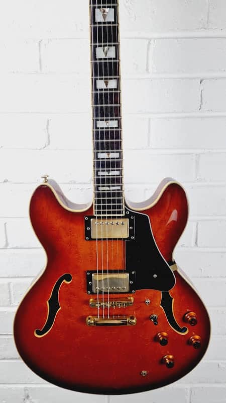 VESTER MOD 800 KOREAN 355 70s/80s HOLLOW ELECTIC GUITAR | Reverb