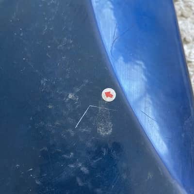Blue HSH Basswood Solid Guitar Body DIY Project image 4