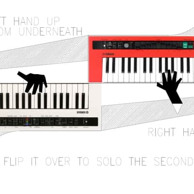 Yamaha Reface KeyStep SeqTrak  "2-Face" Handmade Keytar Platform image 12