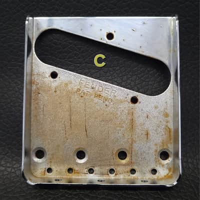 Fender Telecaster Tele American Bridge Plate Vintage 005-4162-049 *AGED² RELIC (C) image 1