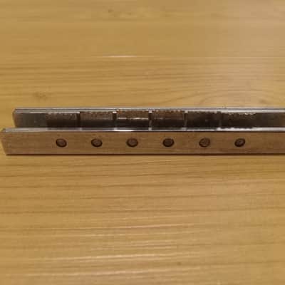 Vintage 1960's Hofner Guitar Bridge w/ Adjustment Screw Studs! Rare, Original Parts! image 2