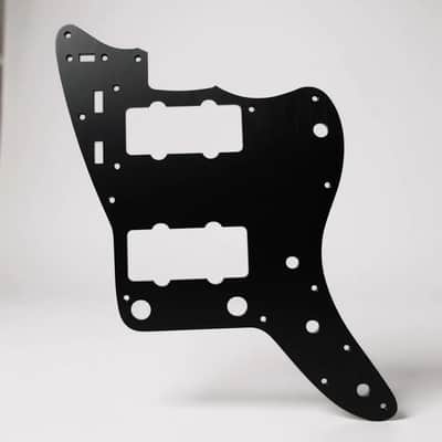 NEW Jazz Master Electric Guitar Black Anodized Aluminum Replacement Pickguard Scratch Plate Fender American JM image 1