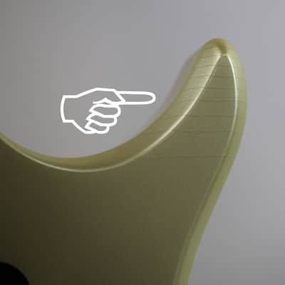Hamer Steve SHAMER USA Steve Stevens Vintage 80's Electric Guitar - Floyd Rose - White 616426tevens 1980's - White image 24