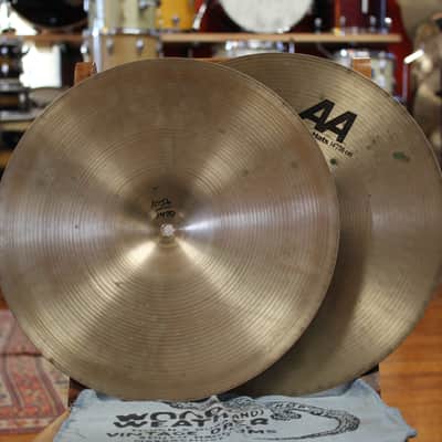 Sabian 14" AA Medium Hats 1056/1470g image 3
