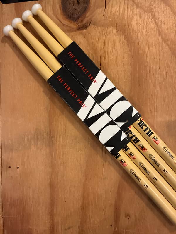 Vic Firth MTS1 Tenor Sticks 2024 - Yellow-ish image 1