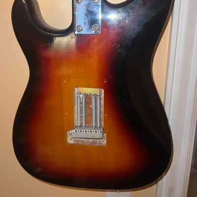Vintage 1970s Memphis 102SB Stratocaster-Style MIJ Electric Guitar | Sunburst | Upgraded Wilkinson Tuners image 9