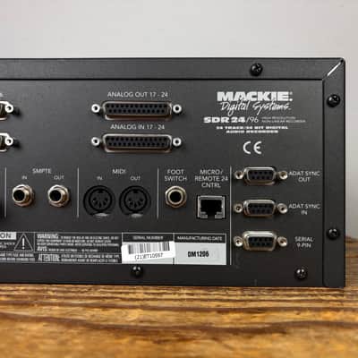 Mackie SDR24/96 24-Track 24-Bit Digital Audio Hard Disk Recorder image 11