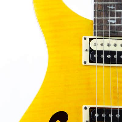 PRS SE Custom 22 Semi-Hollow 2022 - Santana Yellow image 10