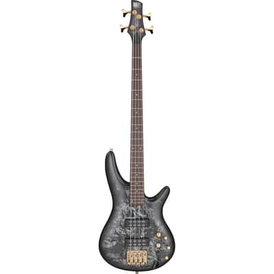 Ibanez SR300EDXBZM SR Standard 4-String Electric Bass, Black Ice Frozen Matte image 2