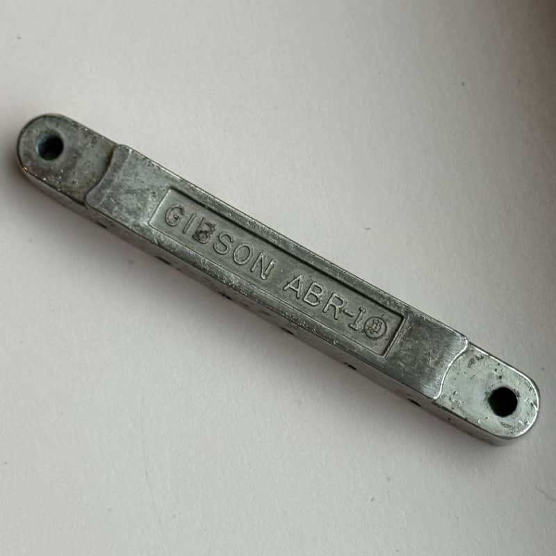 1950s Gibson ABR-1 Tune-O-Matic 1959 No Wire - Nickel image 1