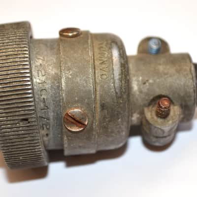 Cannon Seven Pin Female Cable Mount Microphone (?) Connector Type SK-M7-21C-1/2 image 2